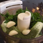Cucumber Buttermilk Salad Dressing with Homemade Healthy Croutons