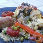 Italian Paella - Chicke and Sausage with Rice