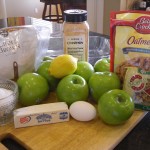 Apple Crisp with Oatmeal Cookie Topping