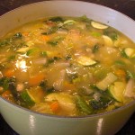 Vegetable Soup with Escarole and Beans
