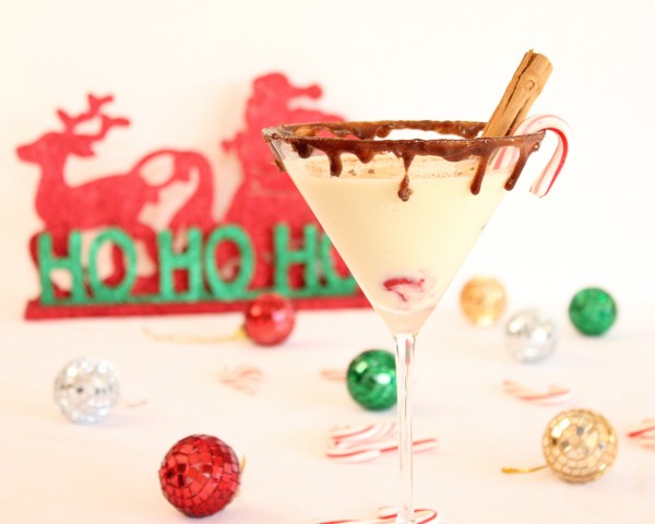 Italian Eggnog Martini-A Holiday Cocktail