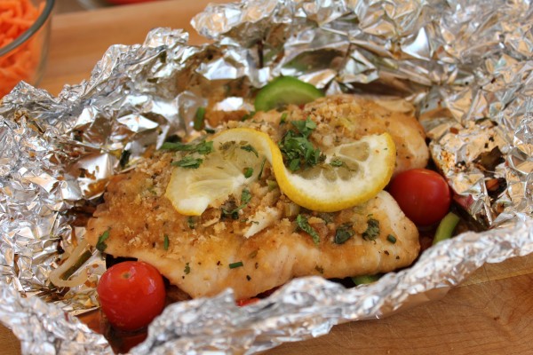 Healthy Recipe – Tilapia in Tin Foil on the BBQ Grill – Cooking with Sugar