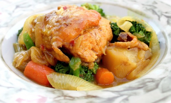 Indian Inspired Crock Pot Curry Chicken