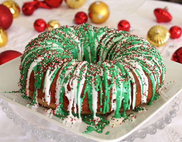 Christmas Wreath Bundt Cake