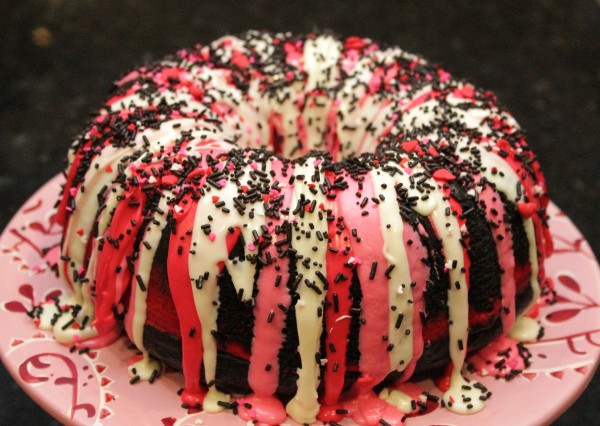 Valentine Heart Bundt Cake