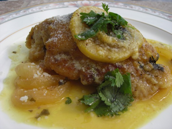 Chicken Thighs in a Lemon Wine Sauce – Recipe