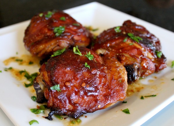 Oven Roasted Chicken With Apple Butter Barbecue Sauce