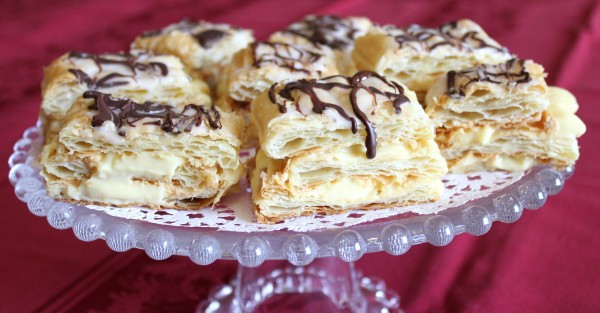 French Pastries Made Easy – Vanilla Cream Napoleons – A Great Dessert Recipe Idea