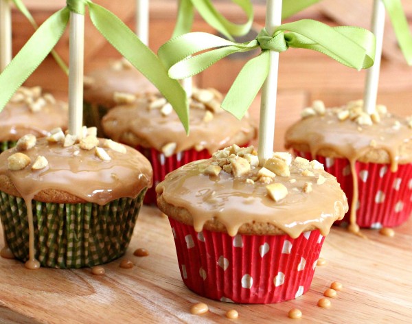 Caramel Apple Cupcakes