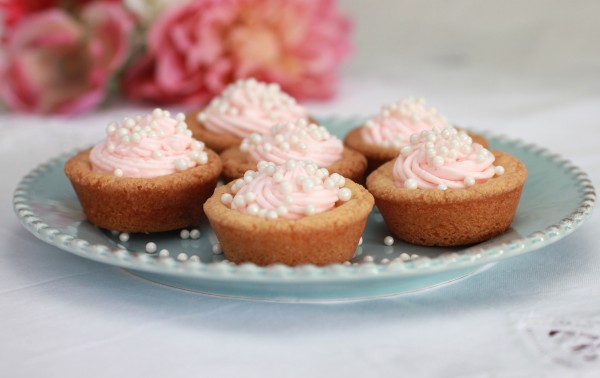Pink Champagne Buttercream Cookie Cups Recipe Originally Created for Pillsbury